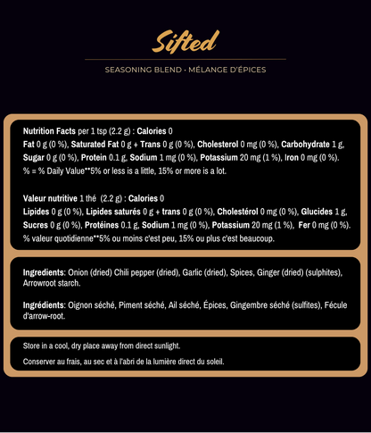 Seasoning Blend • Sifted